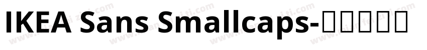 IKEA Sans Smallcaps字体转换